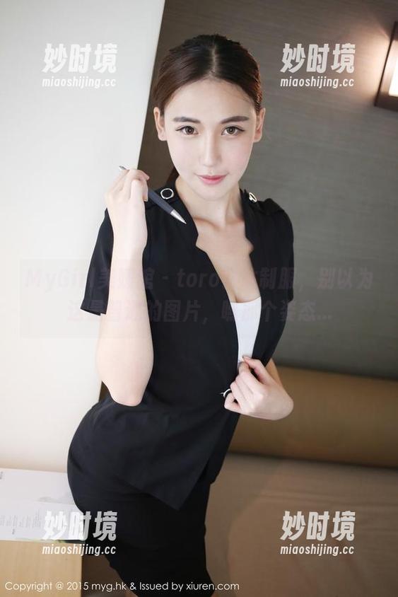 MyGirl美媛馆 - toro羽住制服，别以为这是普通的图片，瞧那个姿态...-妙时境