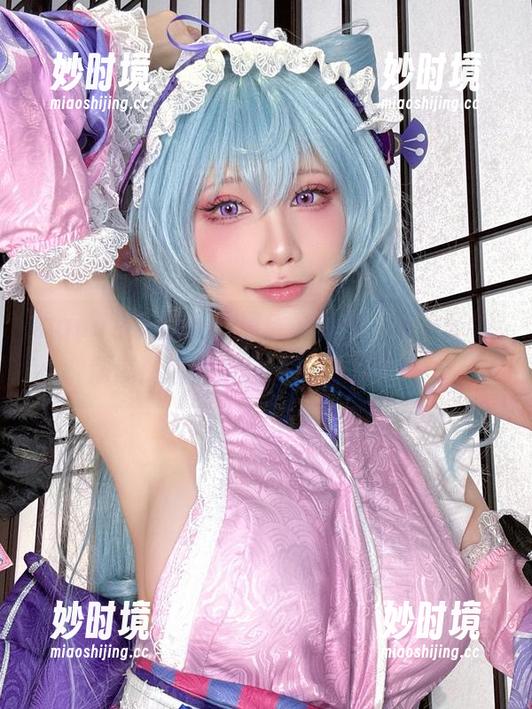 aqua水淼的蒂法原皮合集——每一张都像说：“快来，给我打个赏！”-妙时境