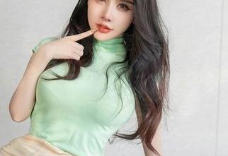 星颜社 - 星冉图集分享，蕾丝，让我有一种我也来拍几张的冲动…不过谁来帮我绑那个蝴蝶结？