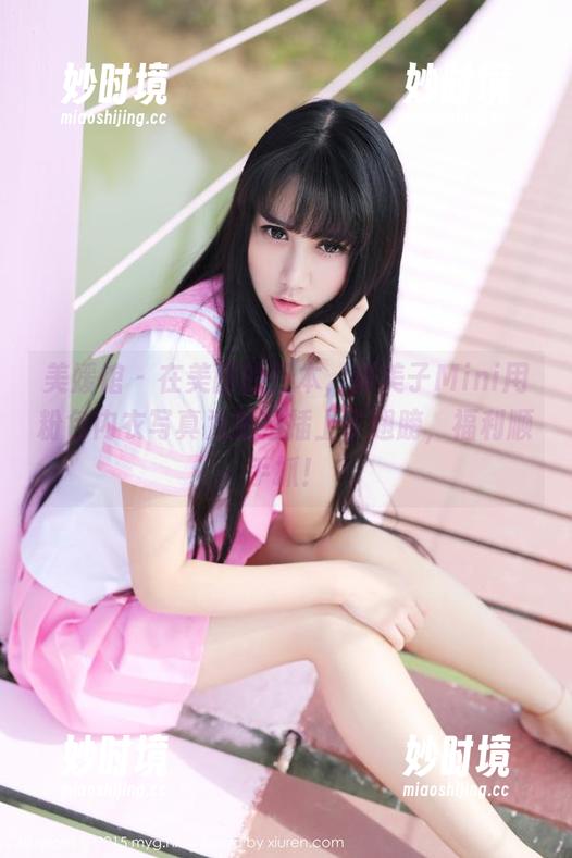 美媛馆 - 在美丽的日本，糯美子Mini用粉色内衣写真为旅拍插上了翅膀，福利顺手抓！-妙时境